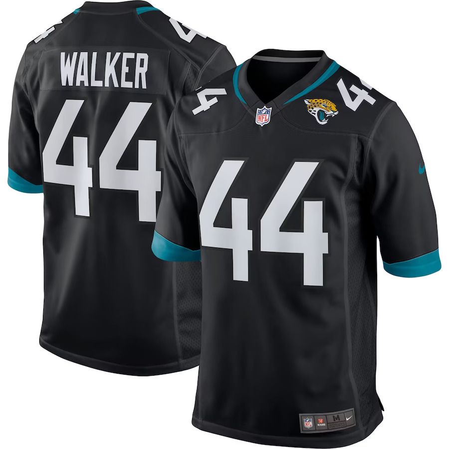 Men Jacksonville Jaguars #44 Travon Walker Nike Black Player Game NFL Jersey